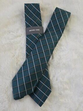 Michael Kors Mens Xander Grid Tie Jade ONE SIZE